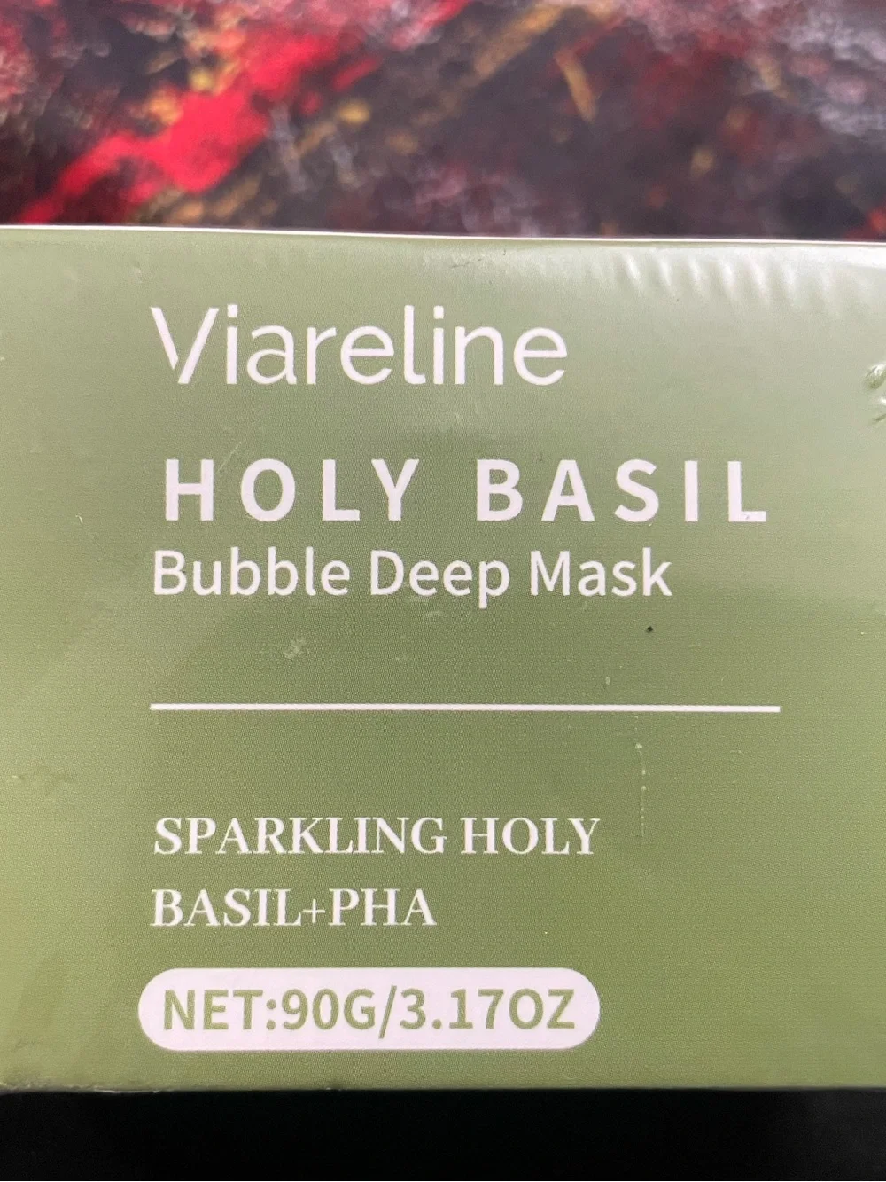 Vareline Sparkling Holy Basil Bubble Deep Mask Green 3.17oz Clay-to-Foam NEW